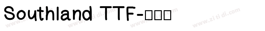 Southland TTF字体转换